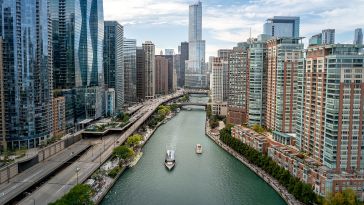 Chicago river view